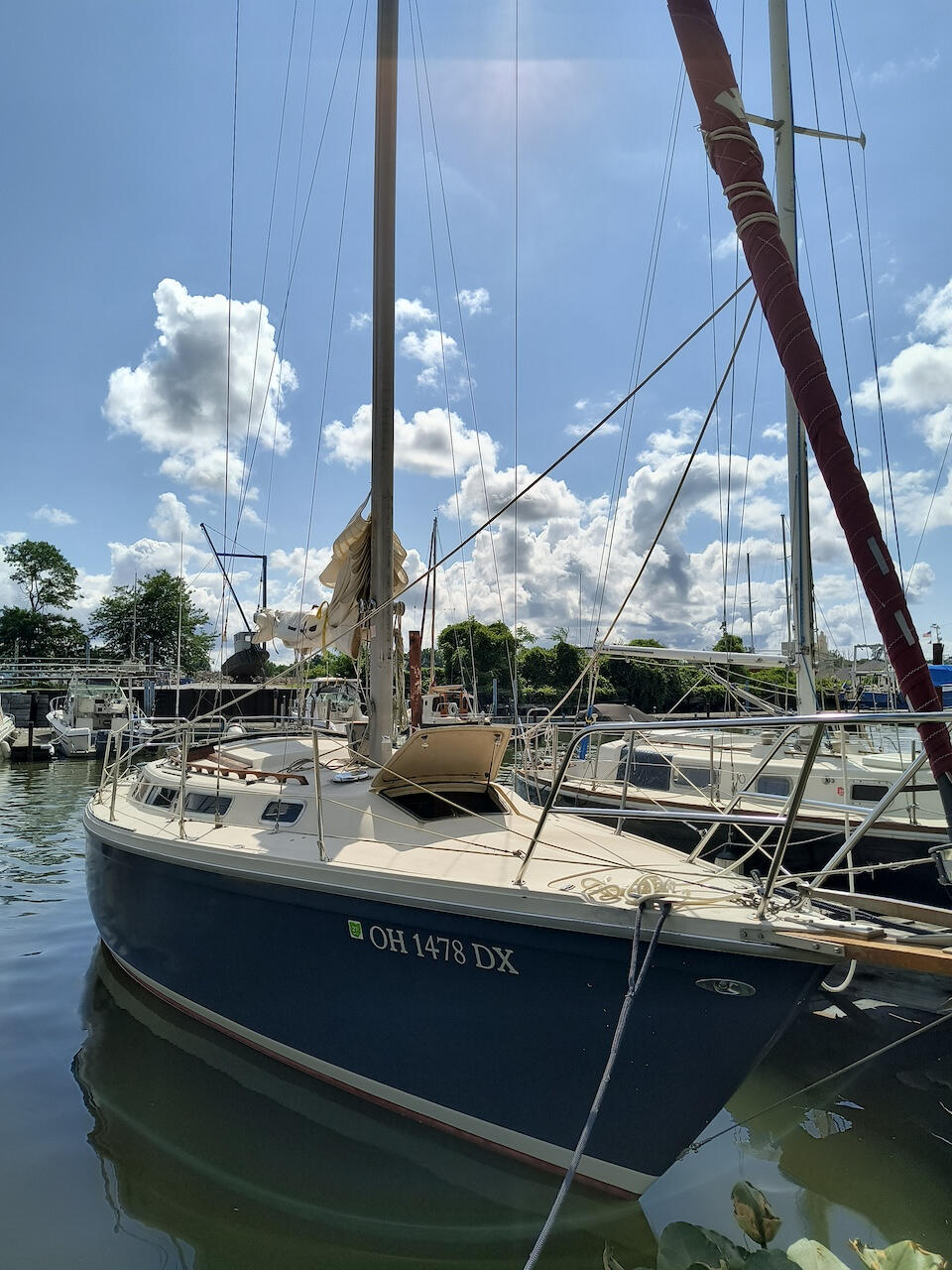 1982 catalina 30 tall rig